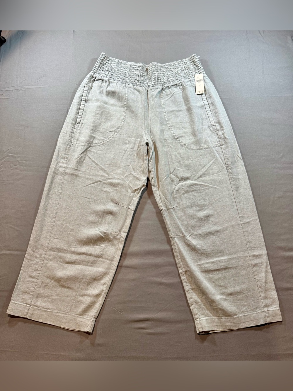 Pilcro Reese Smocked Waist Barrel Pants